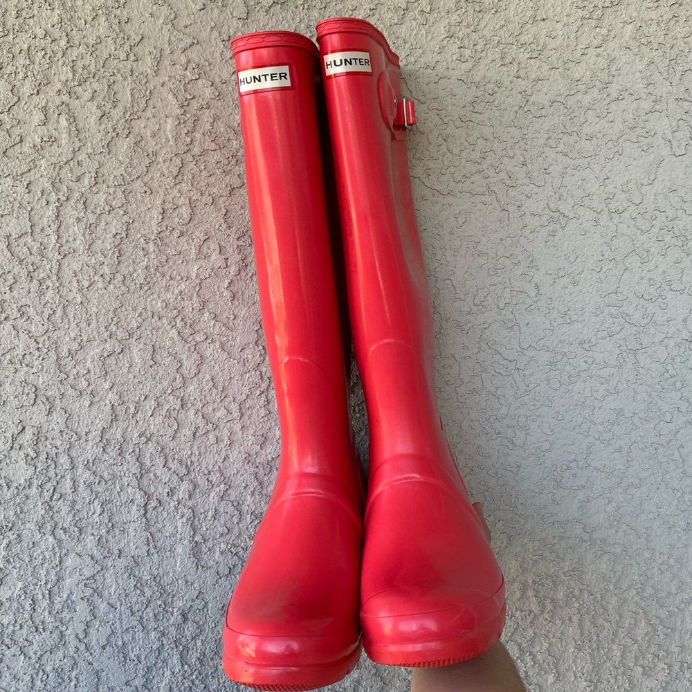 Hot Pink Hunter RainBoots
